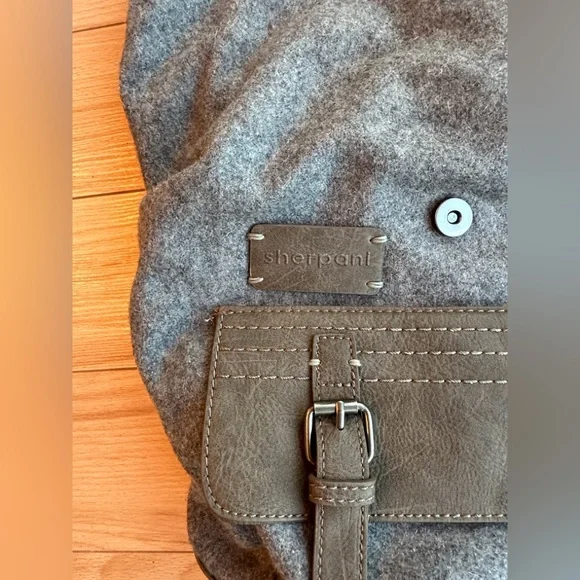 Sherpani Gray and Brown Women's Backpack - Unisex - Picture 2 of 5